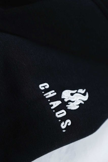 TRUST x C.H.A.O.S. Luxury Cotton Blend Limited Edition Custom Embroidered Hoodie