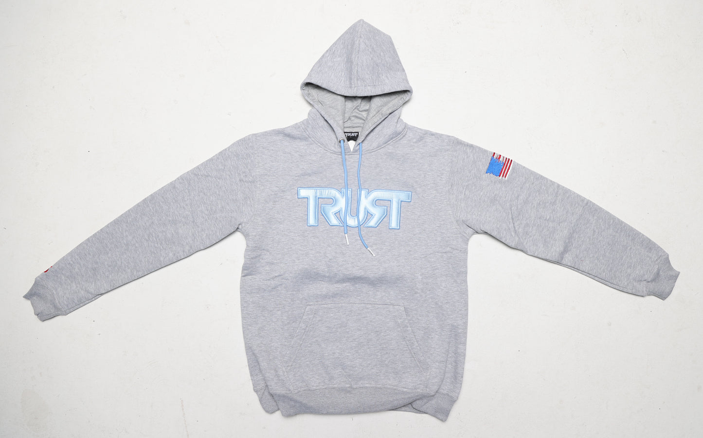 TRUST Eto x Flee Lord “RocAmeriKKKa” Heather Grey Hoodie
