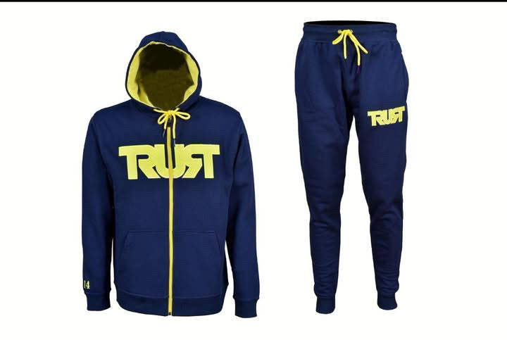 Del Lago Navy Blue/Yellow Sweatsuit