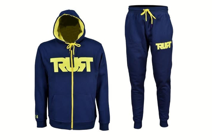 Del Lago Navy Blue/Yellow Sweatsuit