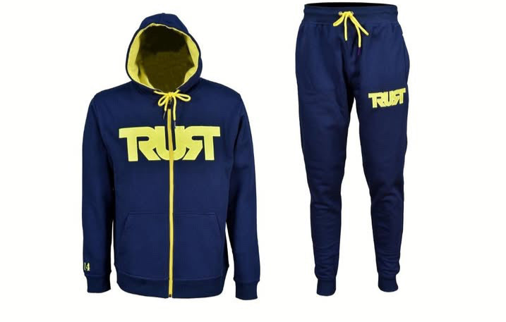 Del Lago Navy Blue/Yellow Sweatsuit