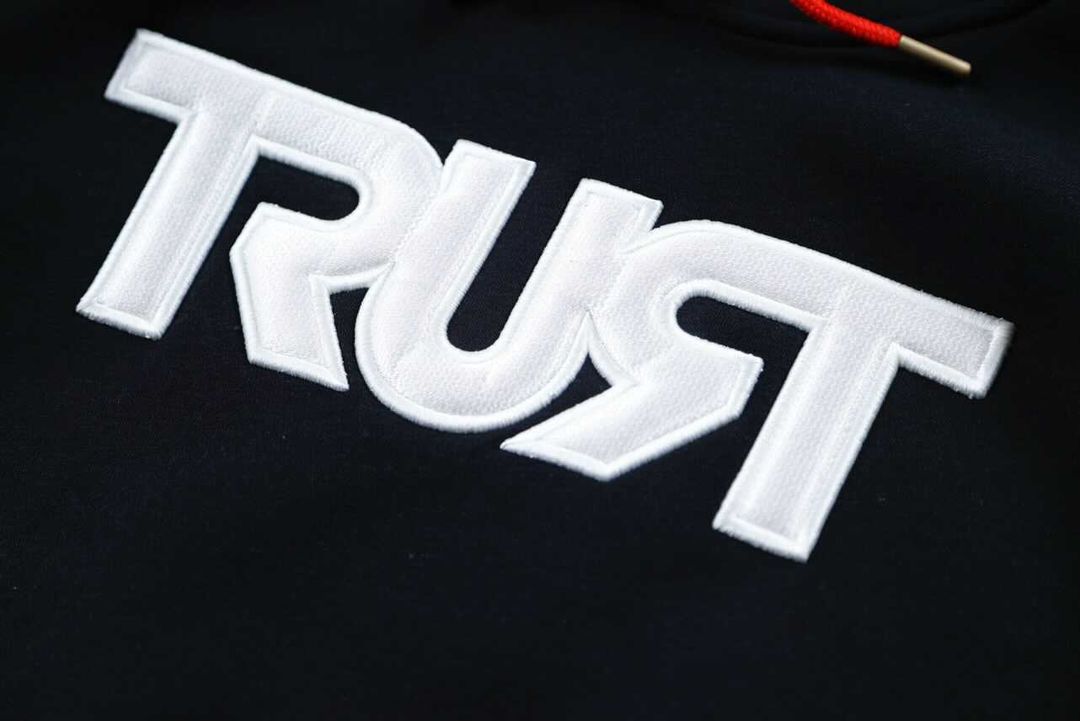TRUST x C.H.A.O.S. Luxury Cotton Blend Limited Edition Custom Embroidered Hoodie