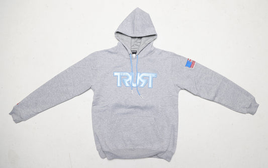 TRUST Eto x Flee Lord “RocAmeriKKKa” Heather Grey Hoodie