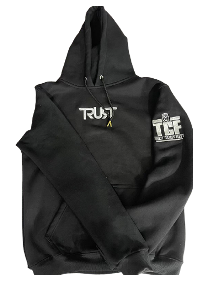 TRUST Army Embroidered Hoodie - Black (Pre-Order)