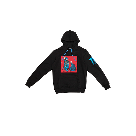 38 Spesh x El Camino Martyr's Prayer Luxury Embroidered Hoodie - Black